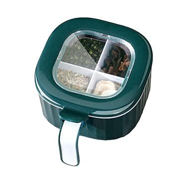 Amazon｜調味料収納ボックス - 目に見える調味料容器 4つの